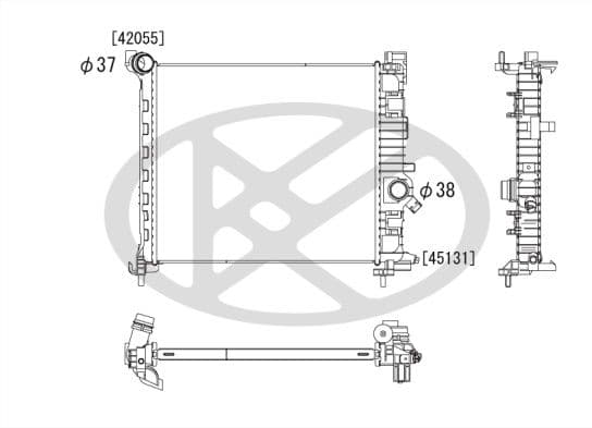 Radiator, racire motor KOYORAD PL462794