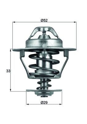 termostat,lichid racire MAHLE BEHR TX 77 88D