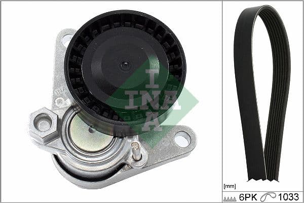 Set curea transmisie cu caneluri Schaeffler INA 529 0367 10