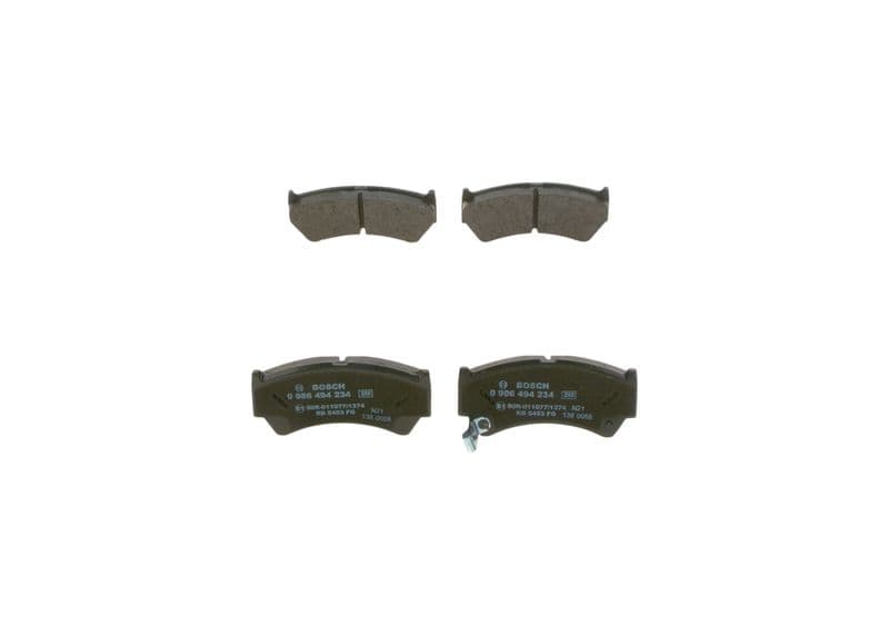 set placute frana,frana disc BOSCH 0 986 494 234