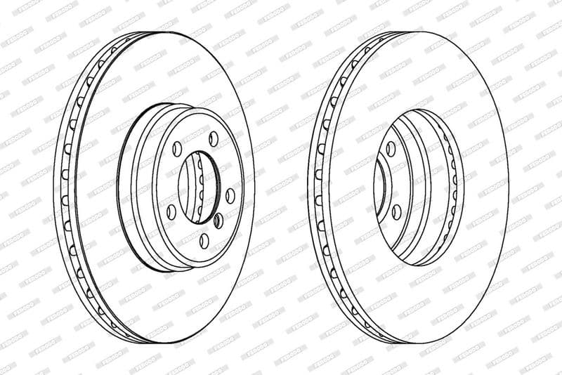 Disc frana FERODO PREMIER DDF1411C-1