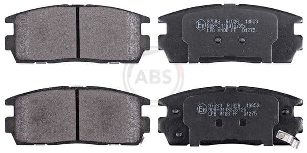 set placute frana,frana disc ABS 37583