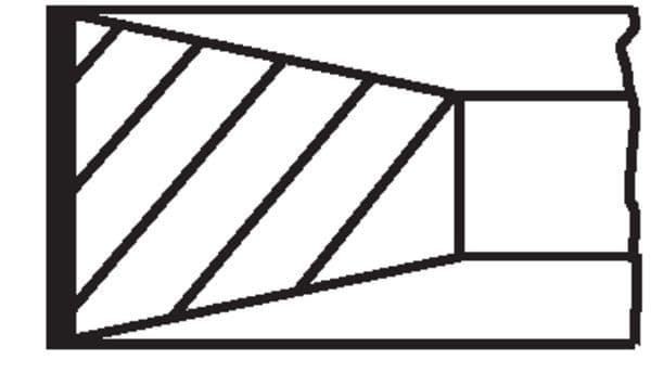 Set segmenti piston MAHLE 209 53 N0