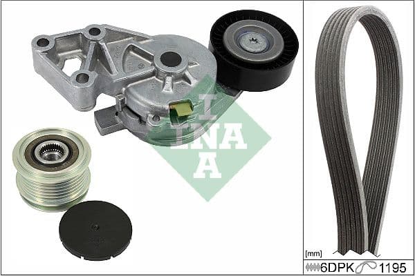 Set curea transmisie cu caneluri Schaeffler INA 529 0465 20