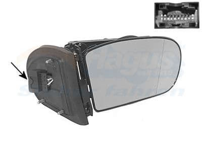 Oglinda exterioara VAN WEZEL * HAGUS * 3032854