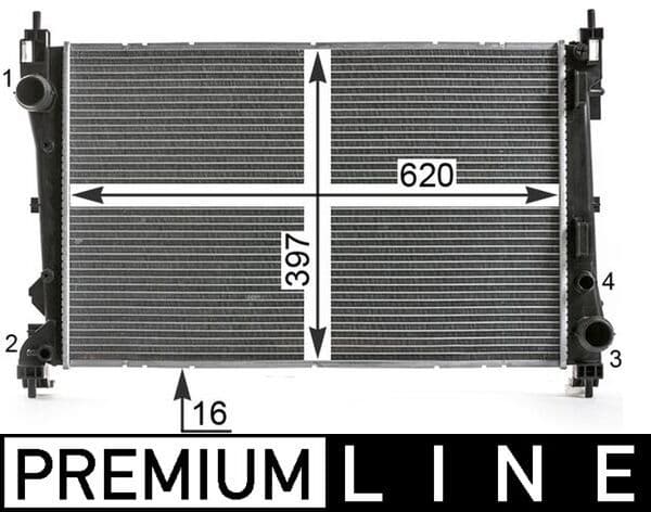 Radiator, racire motor MAHLE BEHR *** PREMIUM LINE *** CR 2003 000P