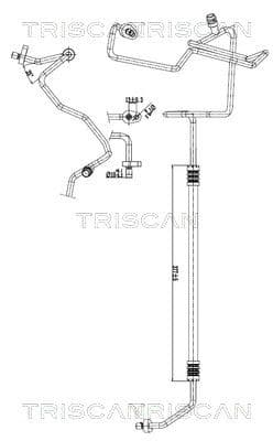 conducta presiune variabila,aer conditionat TRISCAN 9010 10035