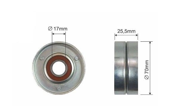 rola intinzator,curea transmisie MTR 12170562