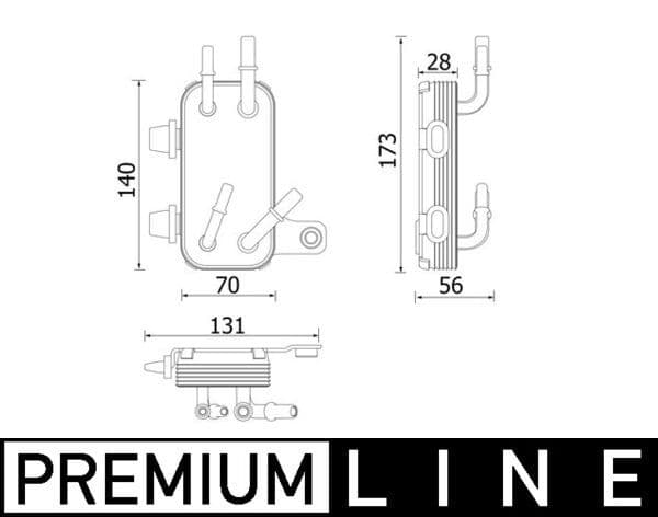 Radiator, racire motor MAHLE BEHR *** PREMIUM LINE *** CR 2200 000P