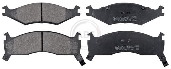 set placute frana,frana disc ABS 37043