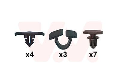 Set montaj, capota motor VAN WEZEL 5751797