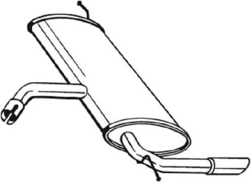 Toba esapament finala BOSAL 227-039