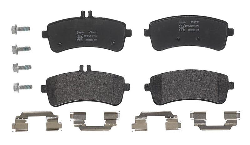 set placute frana,frana disc BREMBO PRIME LINE P 50 125