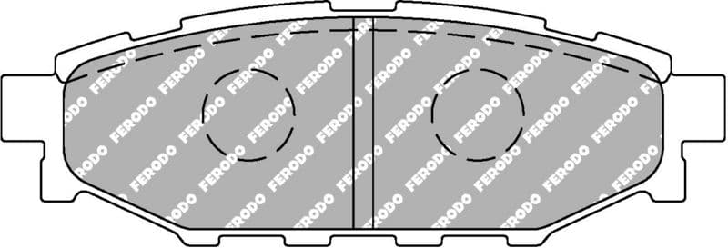set placute frana,frana disc FERODO FCP1947H