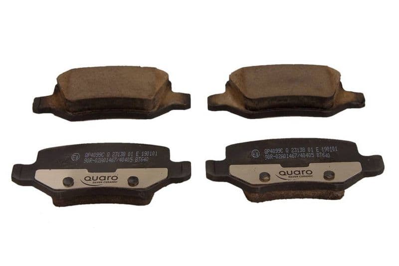 set placute frana,frana disc QUARO SILVER CERAMIC QP4099C