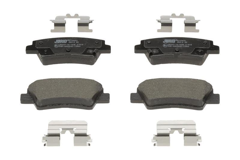 set placute frana,frana disc JURID 573369J