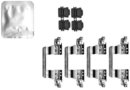 Set accesorii, placute frana TEXTAR 82563200