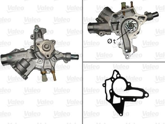 Pompă de apă, răcire motor VALEO 506838