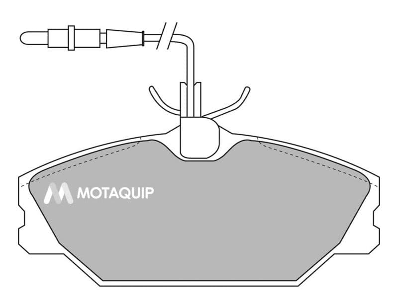 set placute frana,frana disc MOTAQUIP LVXL847
