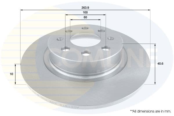 Disc frana COMLINE ADC1818