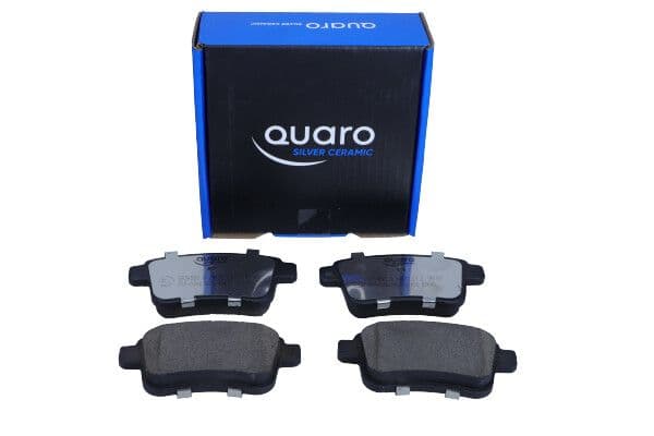 set placute frana,frana disc QUARO SILVER CERAMIC QP3458C