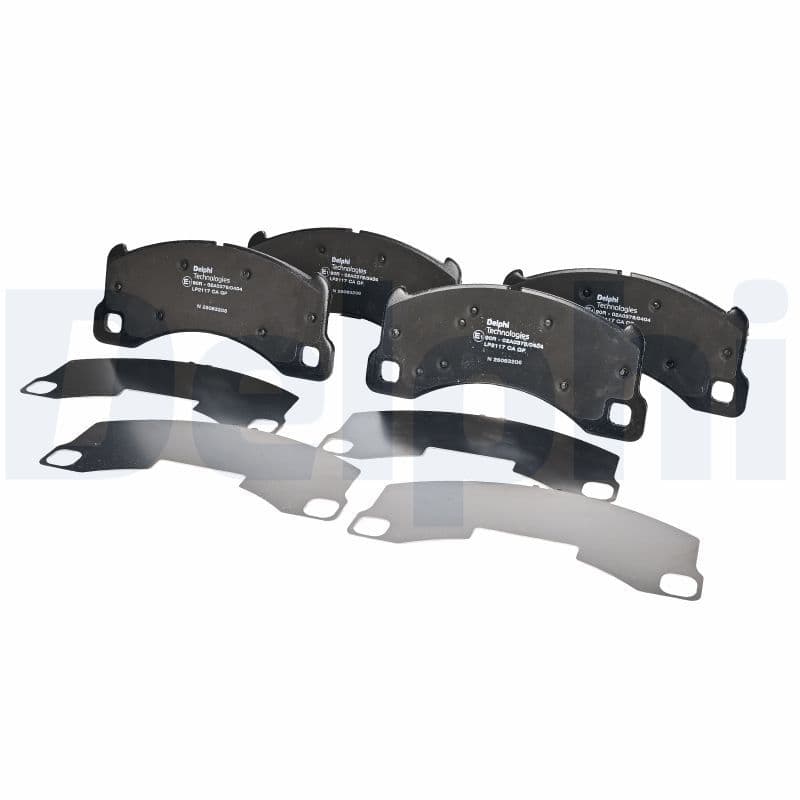 set placute frana,frana disc DELPHI LP2117