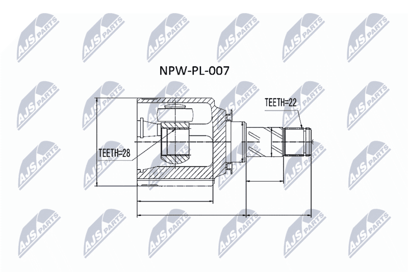 Set articulatie, planetara NTY NPW-PL-007