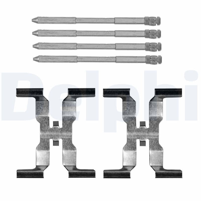 Set accesorii, placute frana DELPHI LX0812