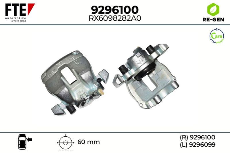 Etrier frana FTE 9296100
