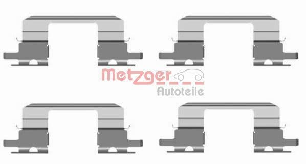 Set accesorii, placute frana METZGER AUTOTEILE 109-1672