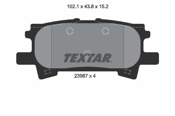 set placute frana,frana disc TEXTAR 2396701