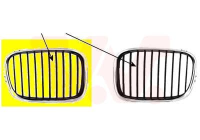 Grila radiator VAN WEZEL 0639512