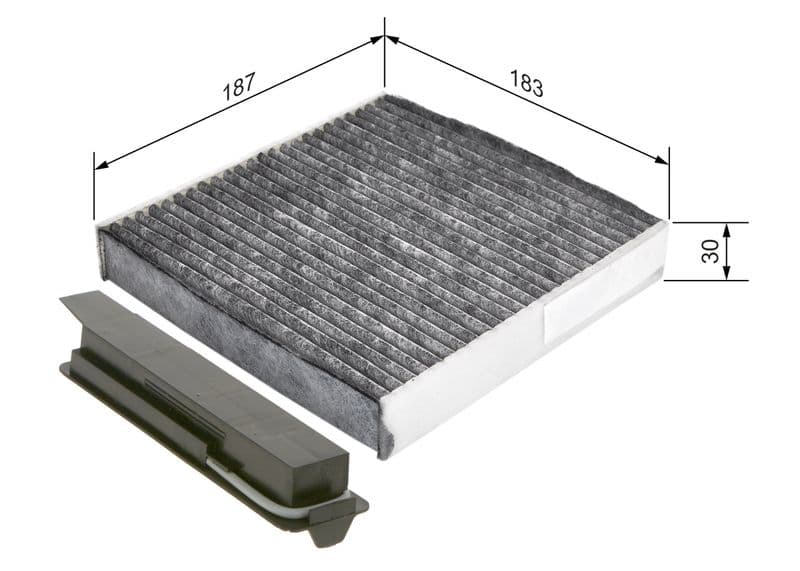 Filtru, aer habitaclu BOSCH 1 987 435 501