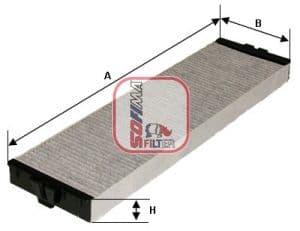Filtru, aer habitaclu SOFIMA S 4157 CA