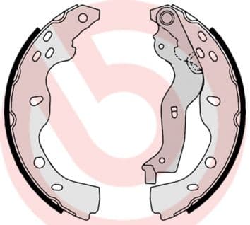 Set saboti frana BREMBO ESSENTIAL LINE S 23 532