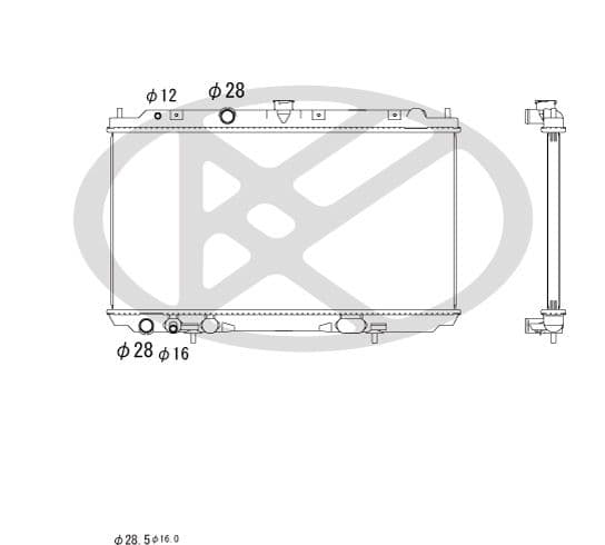 Radiator, racire motor KOYORAD PL022144
