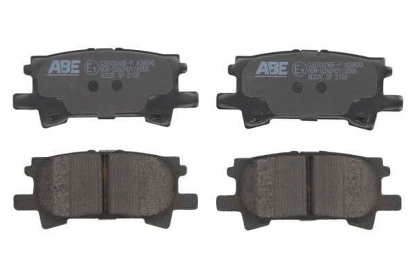 set placute frana,frana disc ABE C22032ABE-P