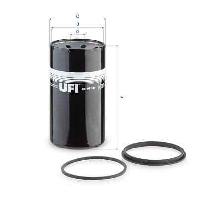 Filtru, sistem hidraulic primar UFI 80.151.00