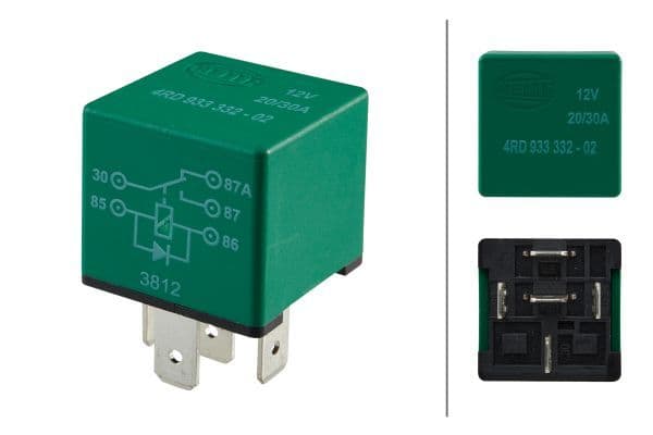 Releu, curent alimentare HELLA 4RD 933 332-021