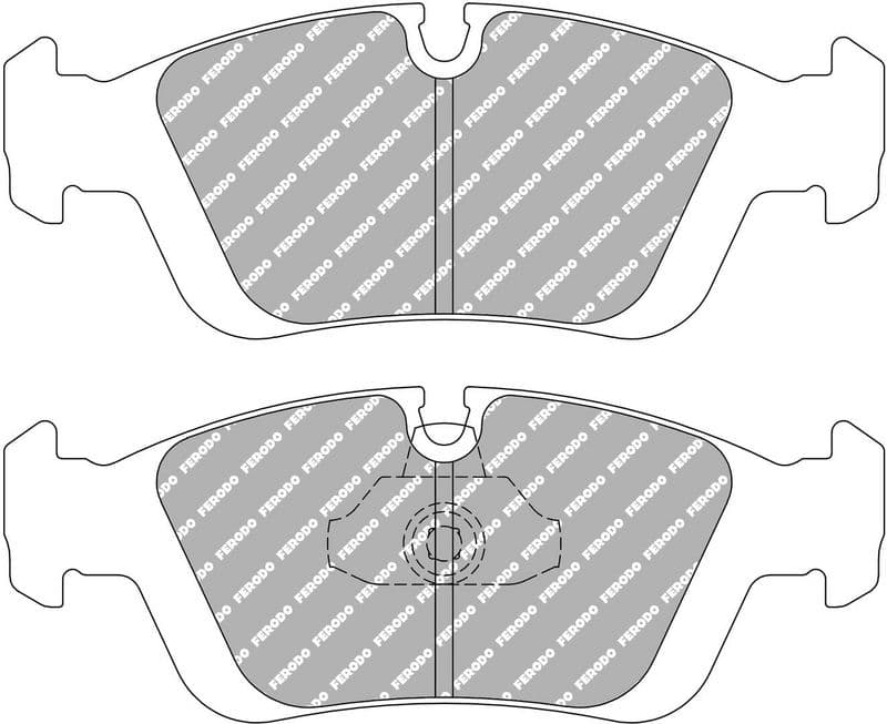 set placute frana,frana disc FERODO FDS1300