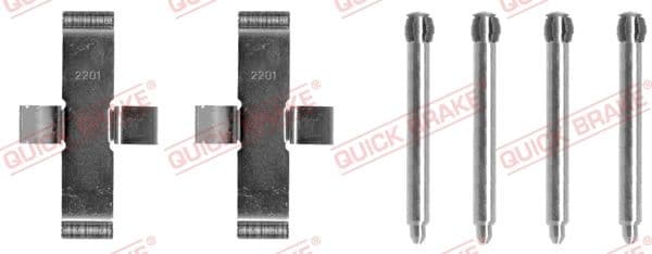 Set accesorii, placute frana QUICK BRAKE 109-1037