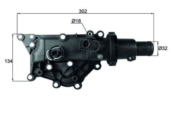 termostat,lichid racire MAHLE BEHR TH 59 89