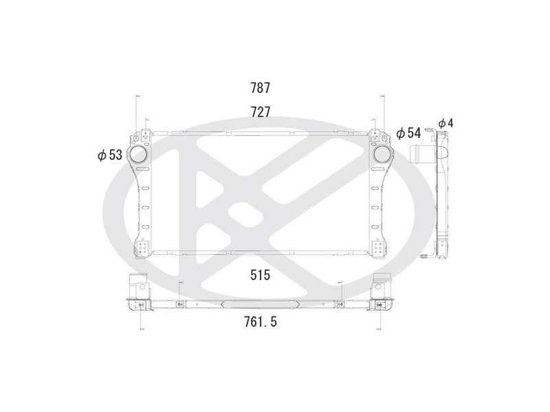 Intercooler, compresor KOYORAD IA010164