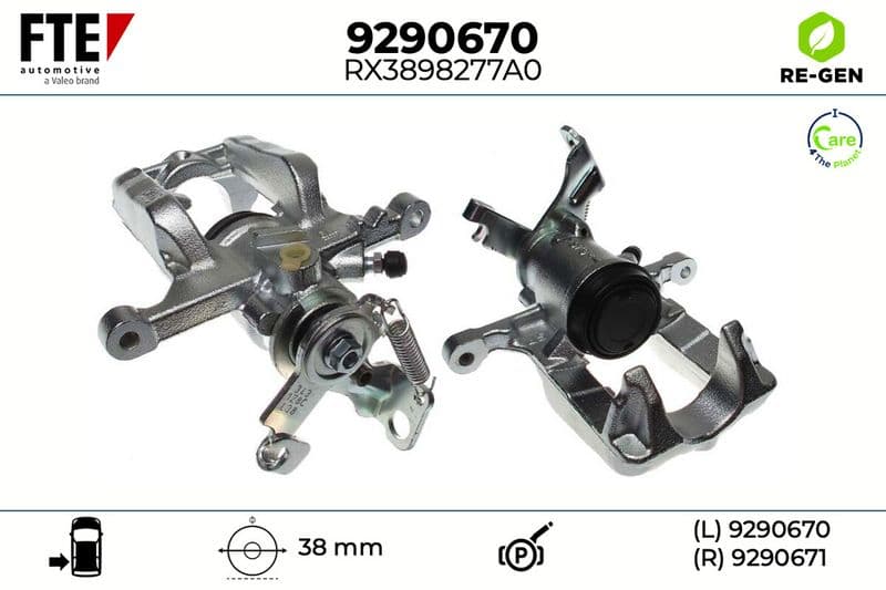 Etrier frana FTE 9290670