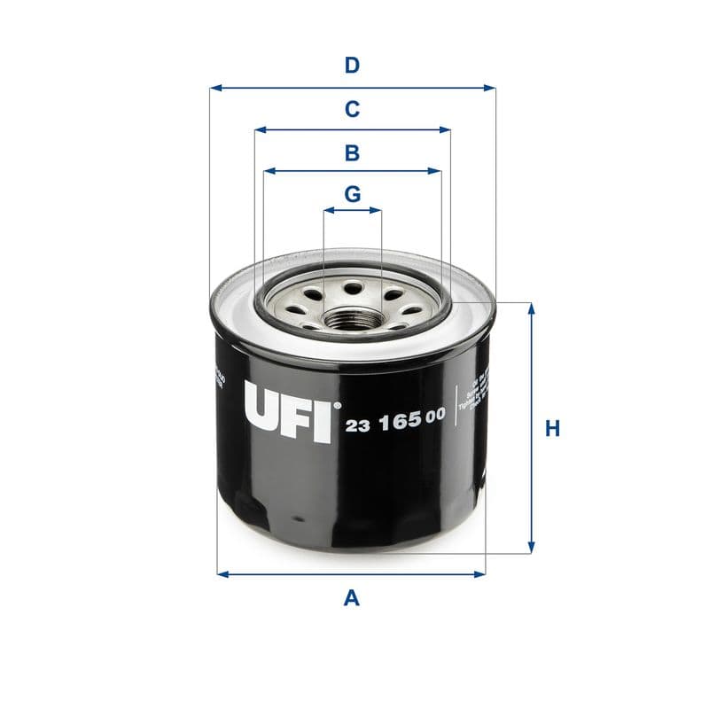 Filtru ulei UFI 23.165.00