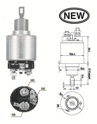 Solenoid, electromotor MAGNETI MARELLI 940113050557