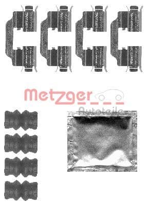 Set accesorii, placute frana METZGER AUTOTEILE 109-1832