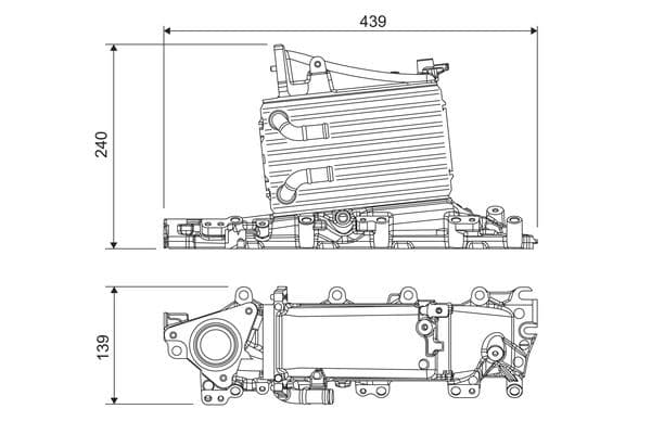 Intercooler, compresor VALEO 818683