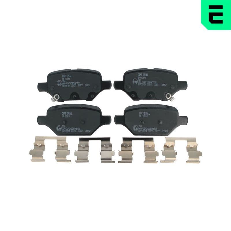 set placute frana,frana disc OPTIMAL BP-12814