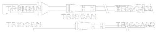 senzor de avertizare,uzura placute de frana TRISCAN 8115 11063